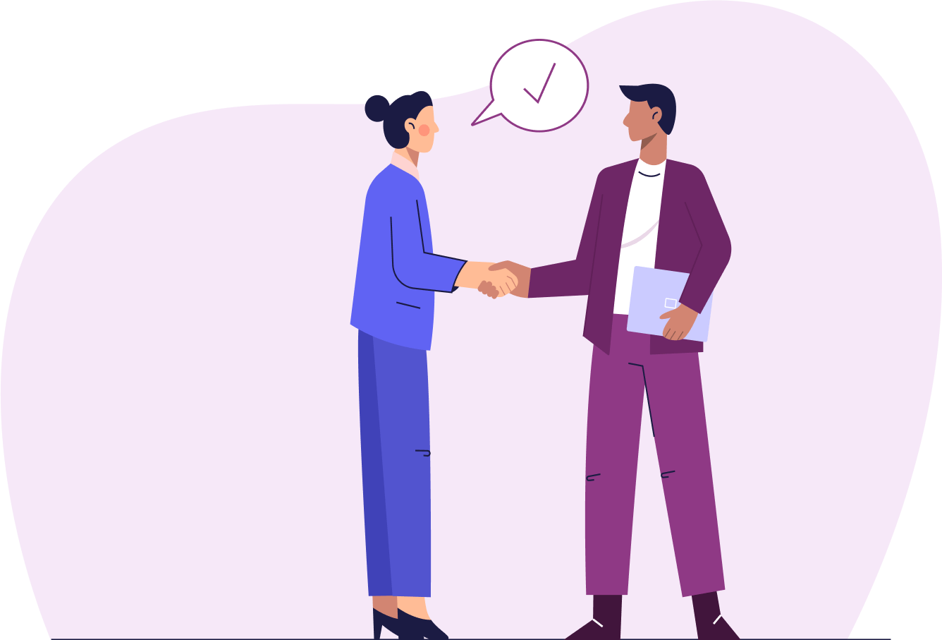Customer and Helper